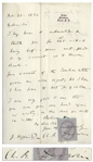 Charles Darwin Autograph Letter Signed -- ...I hope I have done the best for my children...